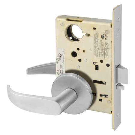 Sargent Grade 1 Classroom Mortise Lock, P - Lever, O - Rose, Field Reversible, Less Cylinder, ASA Strike, Sa LC-8237 OP 26D